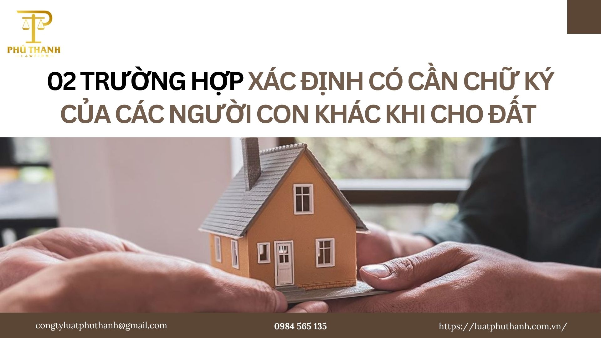Cha mẹ tặng cho con đất có cần chữ ký của những người con khác không?