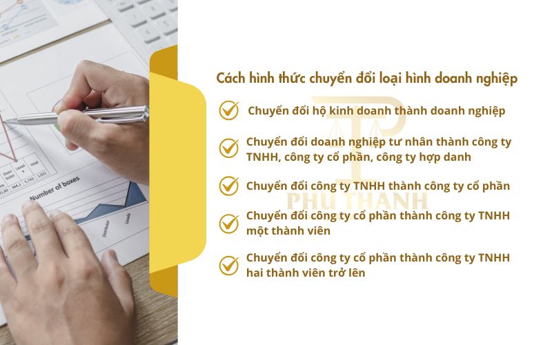 05 hình thức chuyển đổi loại hình doanh nghiệp