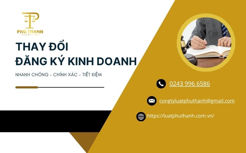 Công ty Luật Phú Thanh hỗ trợ thay đổi kinh doanh nhanh chóng – chính xác – bảo mật – chi phí hợp lý