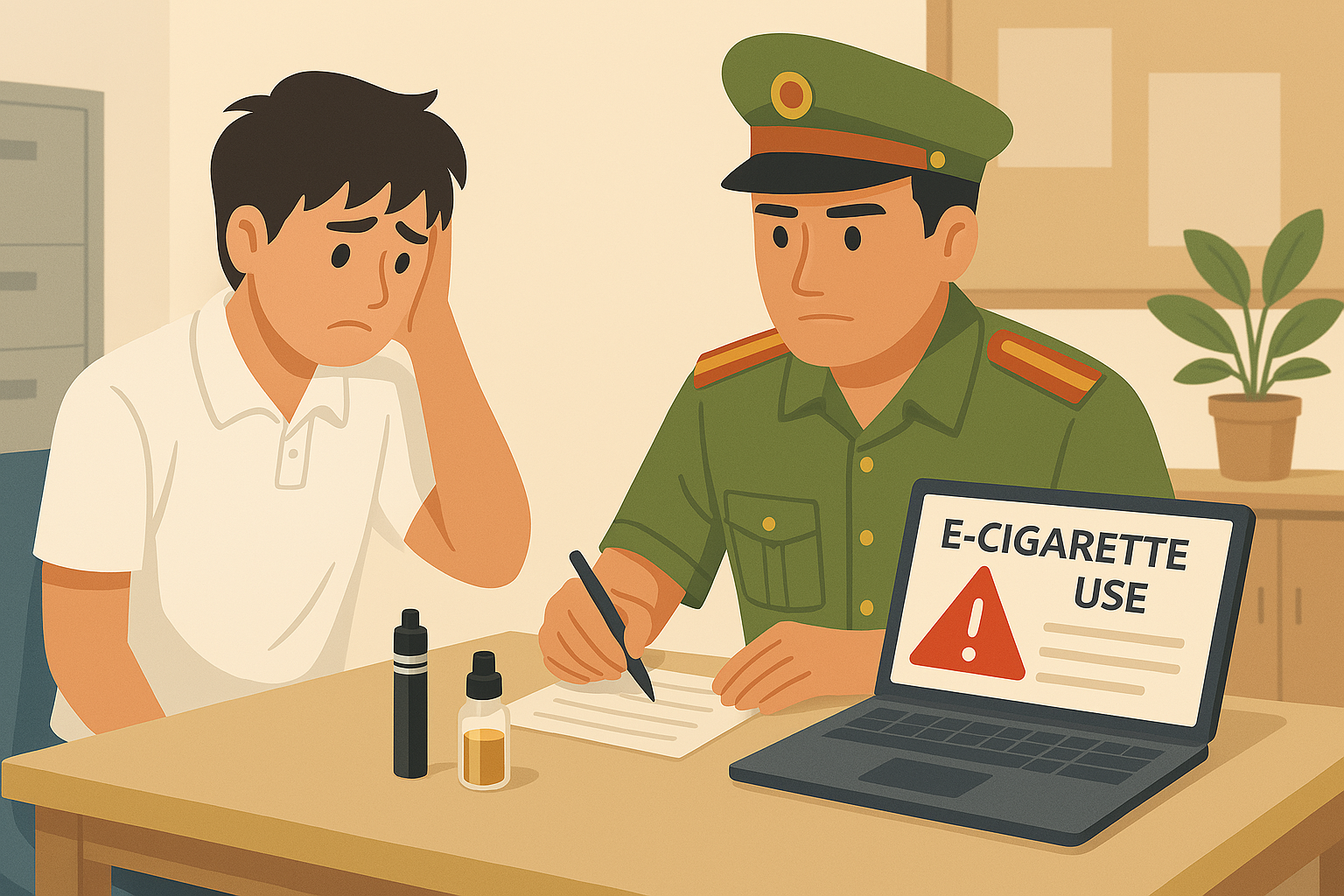 Hút thuốc lá điện tử có bị xử phạt không? Mức phạt mới nhất hiện nay