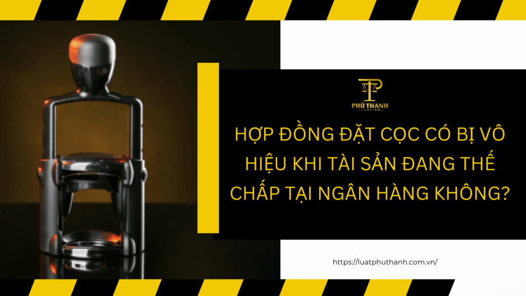 Hợp đồng đặt cọc có bị vô hiệu khi tài sản đang thế chấp tại ngân hàng không?