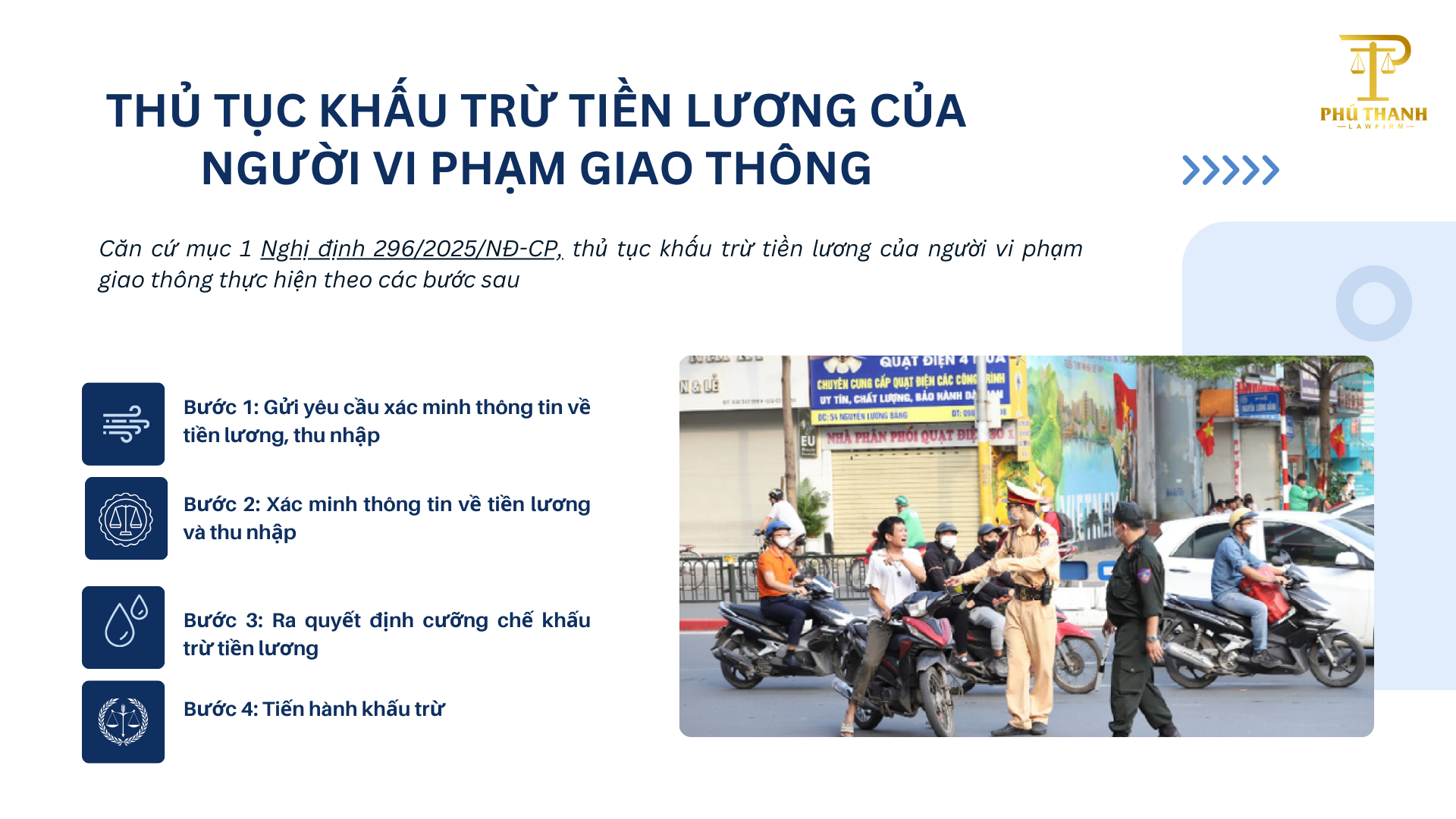 Năm 2026, xử phạt vi phạm giao thông bằng cách trừ tiền lương áp dụng thế nào?