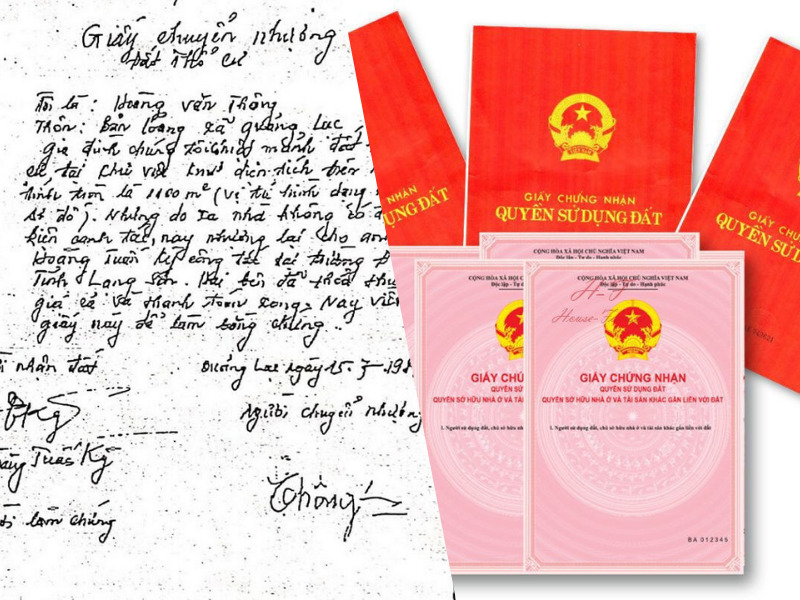Nhà đất mua bán bằng giấy viết tay có được đăng ký thường trú không?