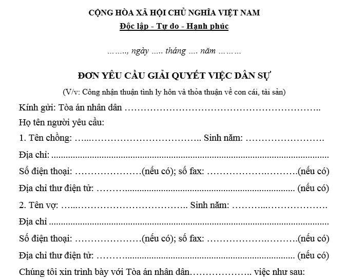 Thủ tục thuận tình ly hôn 2026: Hồ sơ, quy trình và thời gian giải quyết