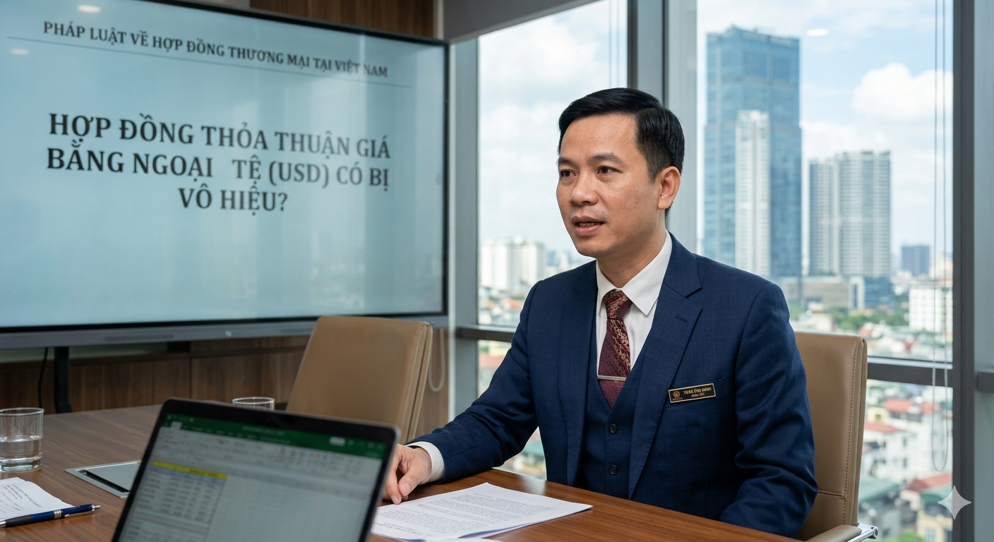 Hợp đồng thỏa thuận giá bằng ngoại tệ (USD) có bị vô hiệu?