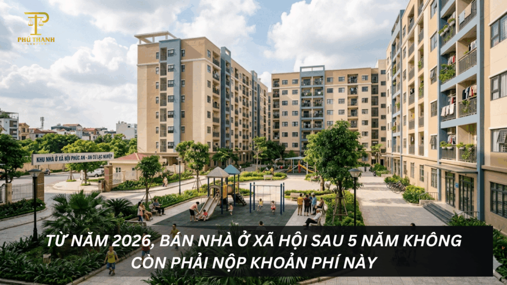 Từ năm 2026, bán nhà ở xã hội sau 5 năm không còn phải nộp khoản phí này