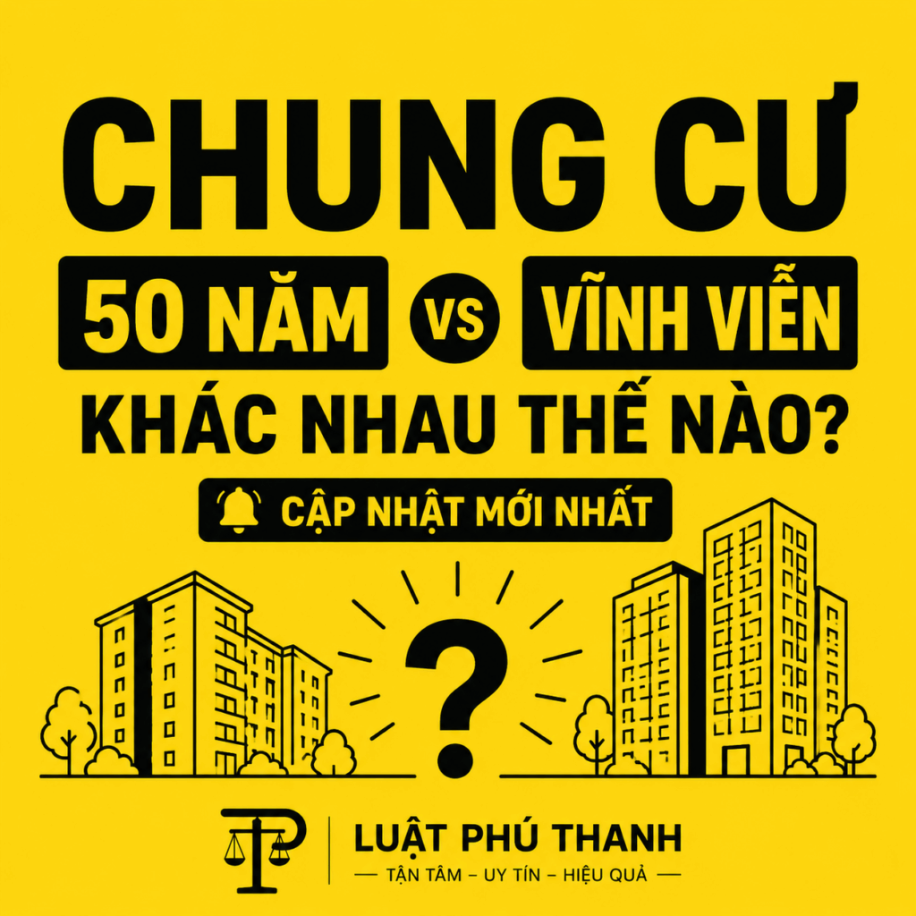 Chung cư 50 năm và chung cư vĩnh viễn khác nhau thế nào? Cập nhật mới nhất