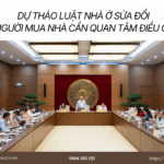 Dự thảo Luật nhà ở sửa đổi - Đề xuất đáng chú ý